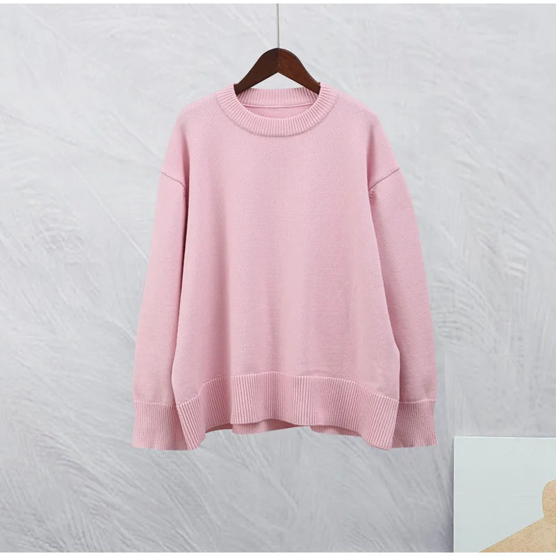 Chic Long-Sleeve Women's Pullover Tops