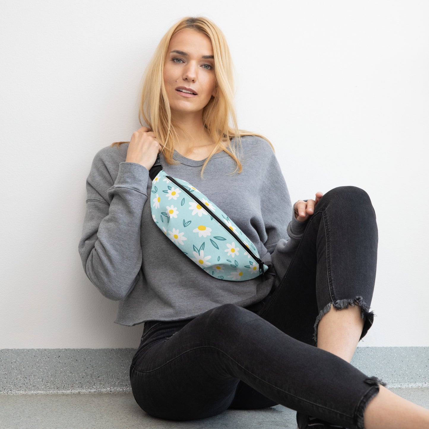 Floral Print Fanny Pack - FabFemina