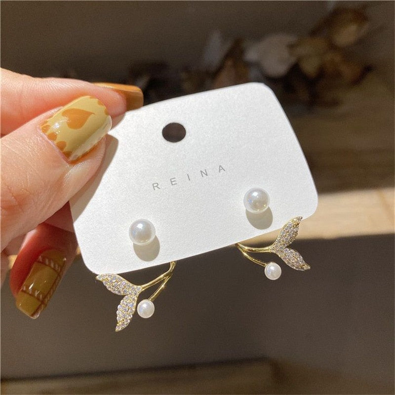 Long Tassel Geometric Fashion Luxury Hanging Pendientes Drop Earrings for Women - FabFemina