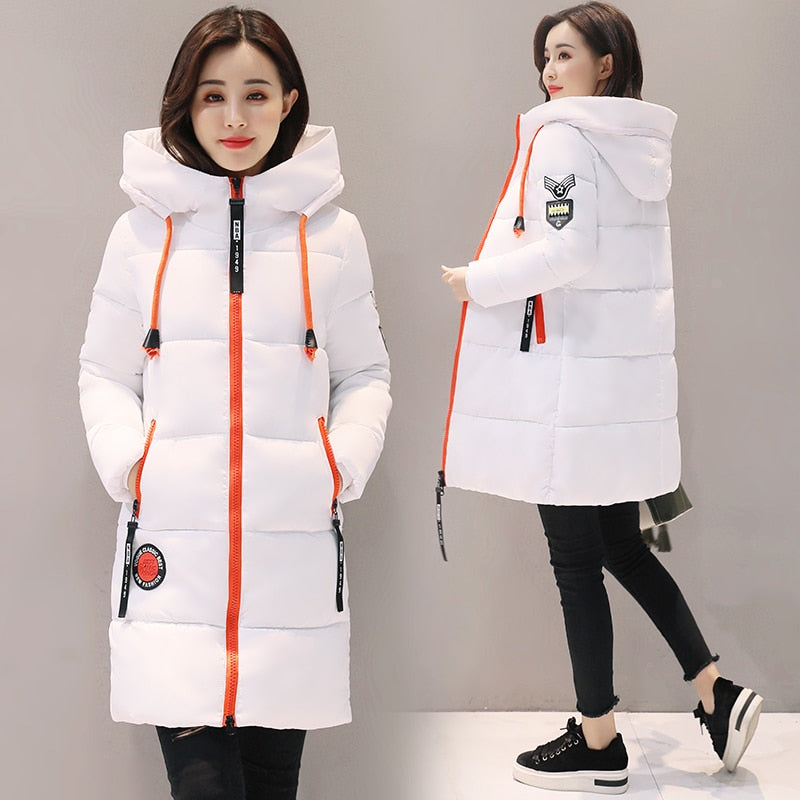 Parka Women Thick Hooded Warm Winter Jacket - FabFemina