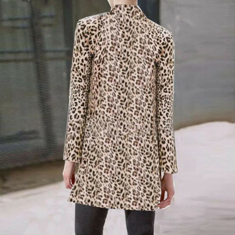 Leopard Printed Winter Warm Jacket for Women - FabFemina