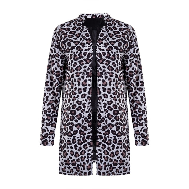 Leopard Printed Winter Warm Jacket for Women - FabFemina