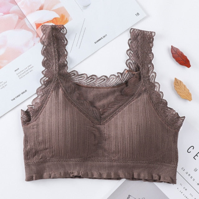 Ladies Push Up Fitness Seamless Bra One Size 32-38 A B C - FabFemina