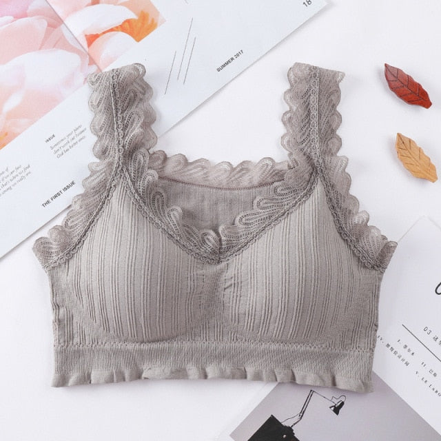 Ladies Push Up Fitness Seamless Bra One Size 32-38 A B C - FabFemina