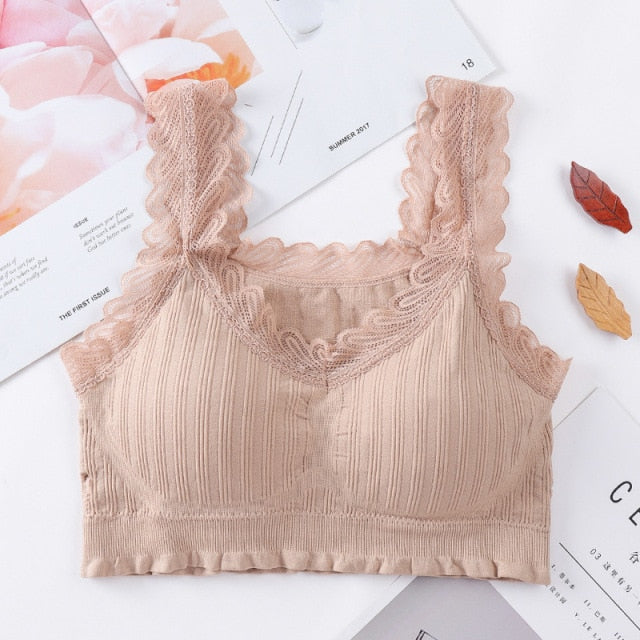 Ladies Push Up Fitness Seamless Bra One Size 32-38 A B C - FabFemina