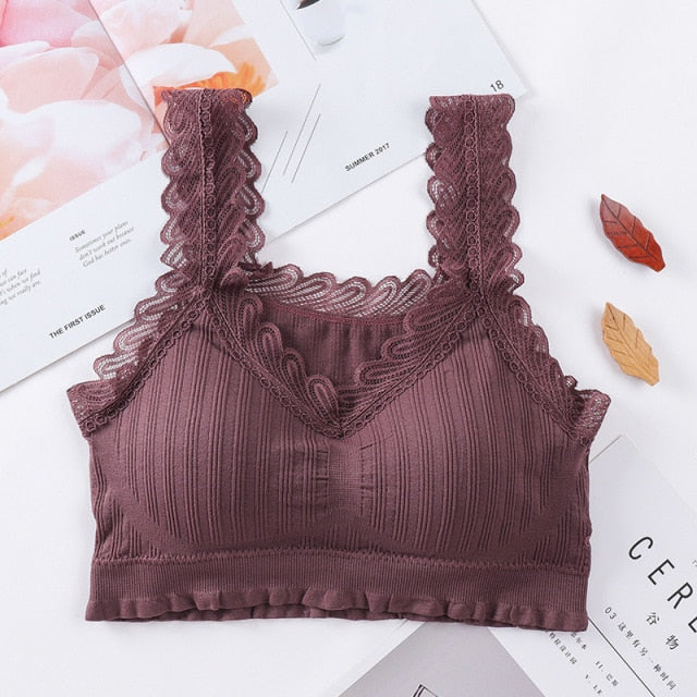Ladies Push Up Fitness Seamless Bra One Size 32-38 A B C - FabFemina