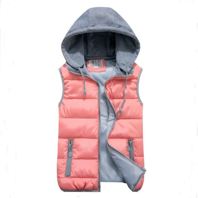 Removable Hooded Thick Cardigan Waistcoats for Female - FabFemina