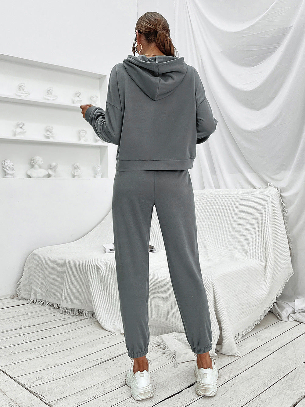 Ivy Lane Sports Hoodie and Joggers Set - FabFemina