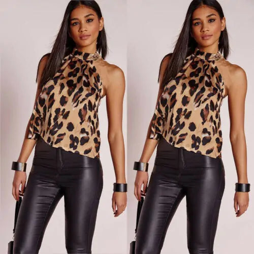 Chic Leopard Women's Tops - FabFemina