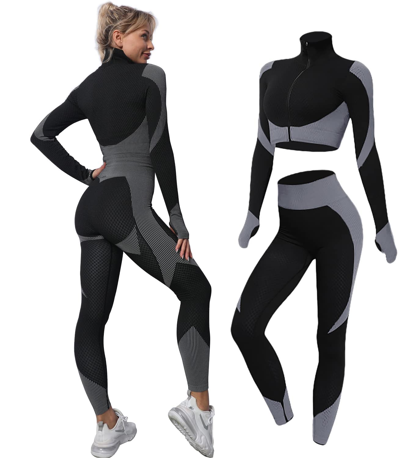 Sportswear Tracksuit Leggings - FabFemina