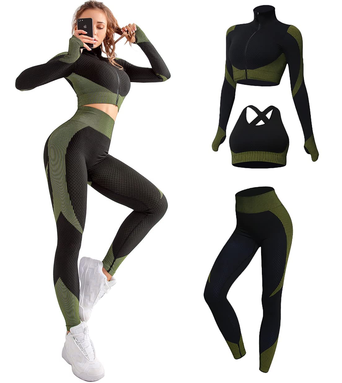 Sportswear Tracksuit Leggings - FabFemina