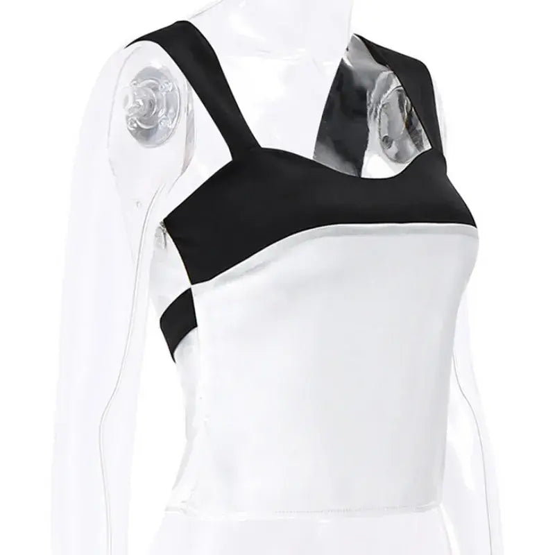 Satin Summer Camisole Crop Tops - FabFemina