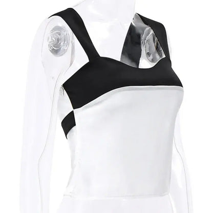 Satin Summer Camisole Crop Tops