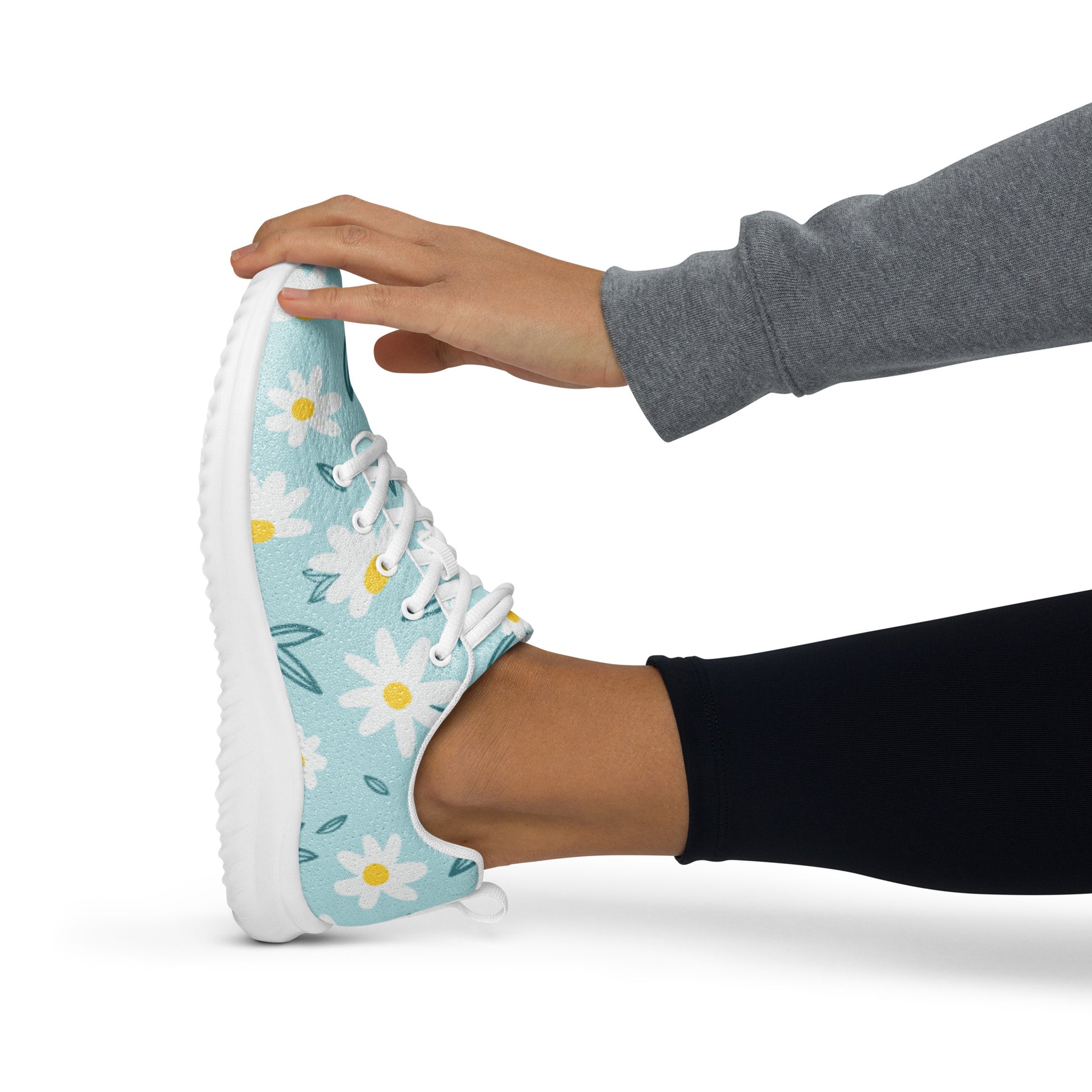 Floral Bloom Athletic Shoes for Women - FabFemina
