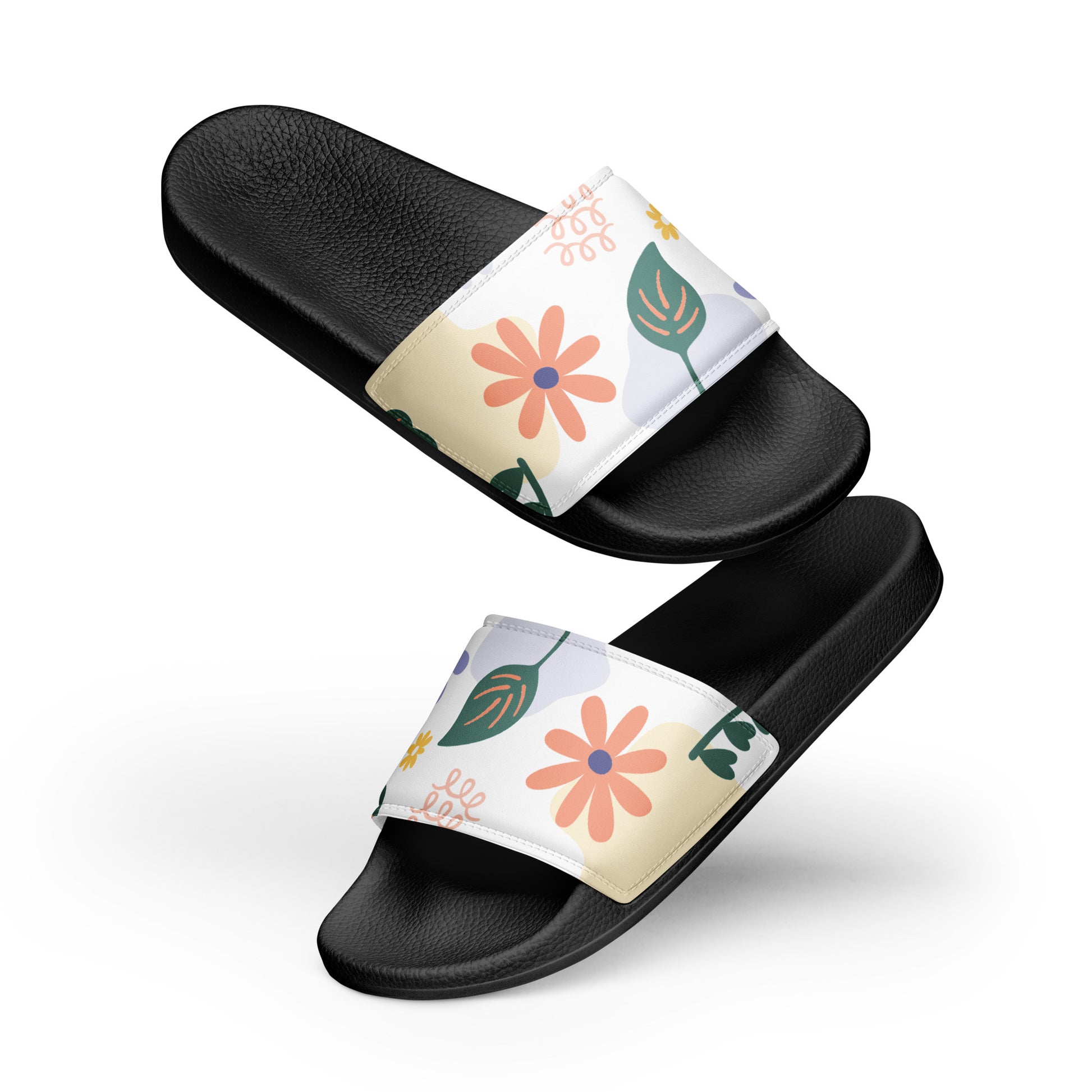 Floral Paradise Women's slides - FabFemina