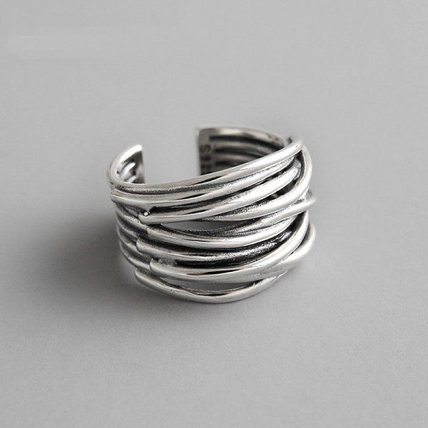 Vintage Daisy Flower Adjustable Size Rings For Women - FabFemina