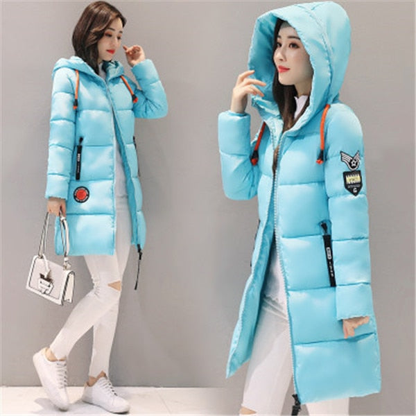 Parka Women Thick Hooded Warm Winter Jacket - FabFemina